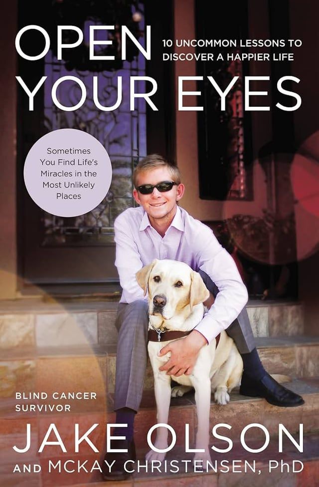 Cover of Open Your Eyes by Jake Olson.