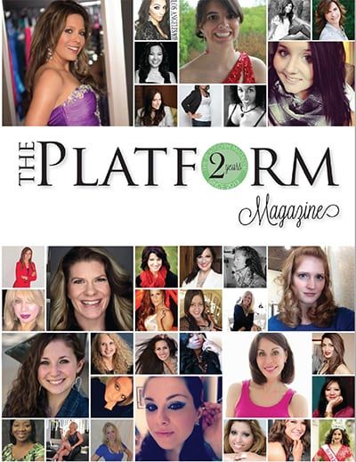Cover of The Platform Magazine, carrying Suzanne Hobbs.