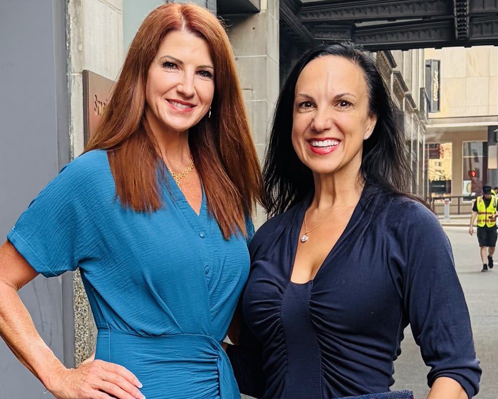 Suzanne Hobbs with Dr. Shellie Hipsky in Pittsburgh.